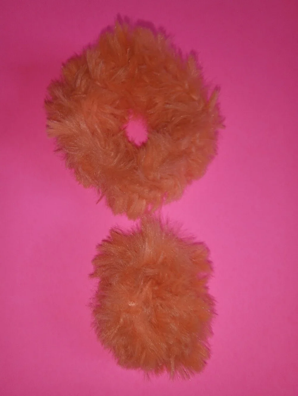 Fuzzy Pastel Two Sizes Hand Crocheted Scrunchie Sets